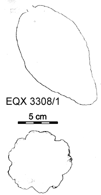 Drawing of pod outlines.